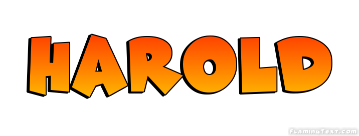 Harold Logo | Free Name Design Tool from Flaming Text
