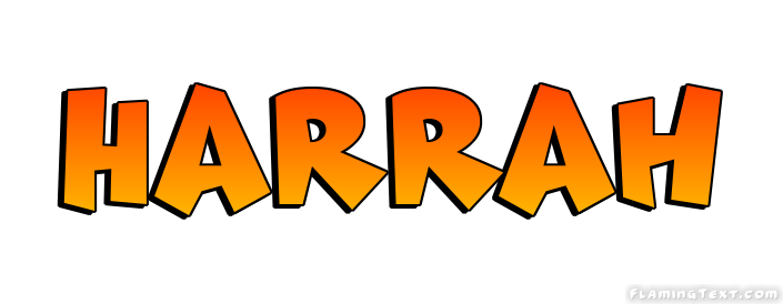 Harrah Logo | Free Name Design Tool from Flaming Text