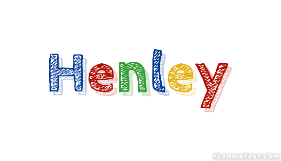 Henley Flaming Text Henley Flaming Text