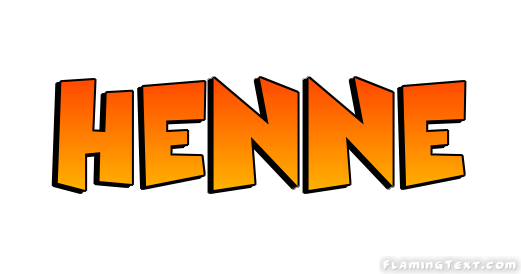 Henne Logo | Free Name Design Tool from Flaming Text