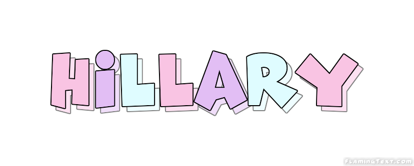Hillary Logo Free Name Design Tool From Flaming Text