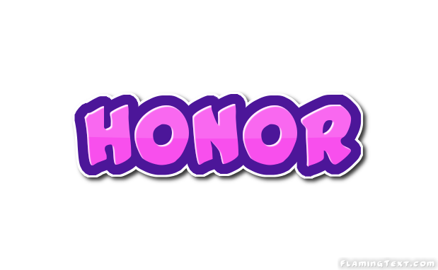 Honor Logo | Free Name Design Tool from Flaming Text