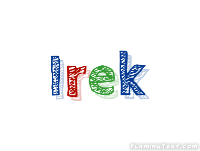 Irek Logo | Free Name Design Tool from Flaming Text