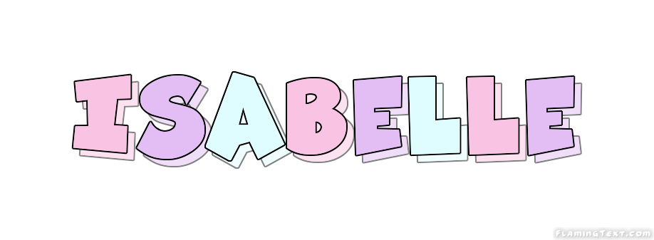 cute girl middle names for isabelle