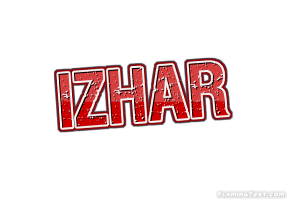 Izhar Logo Free Name Design Tool From Flaming Text