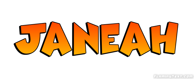 Janeah Logo | Free Name Design Tool from Flaming Text