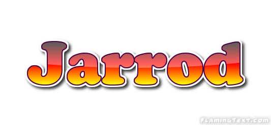 Jarrod Logo | Free Name Design Tool from Flaming Text