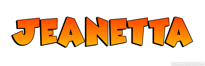 Jeanetta Logo | Free Name Design Tool from Flaming Text