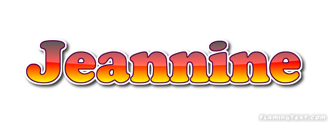 Jeannine Logo | Free Name Design Tool from Flaming Text