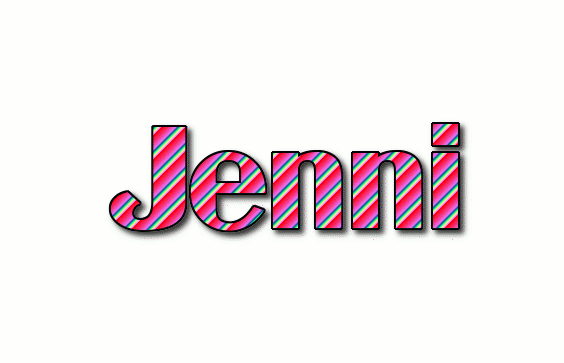  Jenni  Logo Free Name  Design Tool from Flaming Text