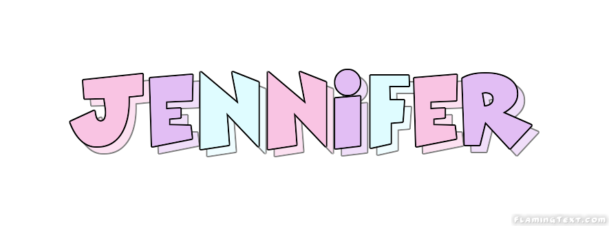 Jennifer Logo Free Name Design Tool From Flaming Text