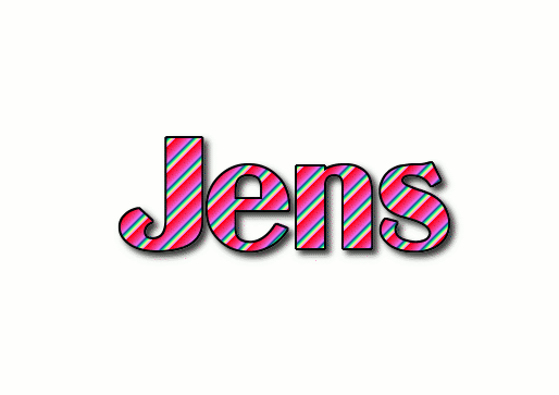 Jens Лого Бесплатный инструмент для дизайна имени от Flaming Text