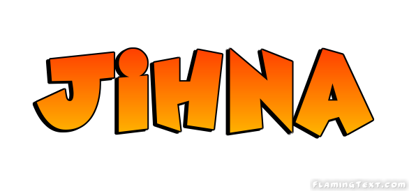 Jihna Logo | Free Name Design Tool from Flaming Text