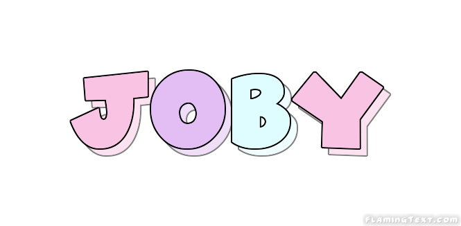 Joby ロゴ フレーミングテキストからの無料の名前デザインツール
