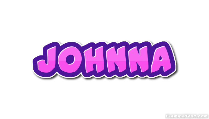 Johnna Logo | Free Name Design Tool from Flaming Text
