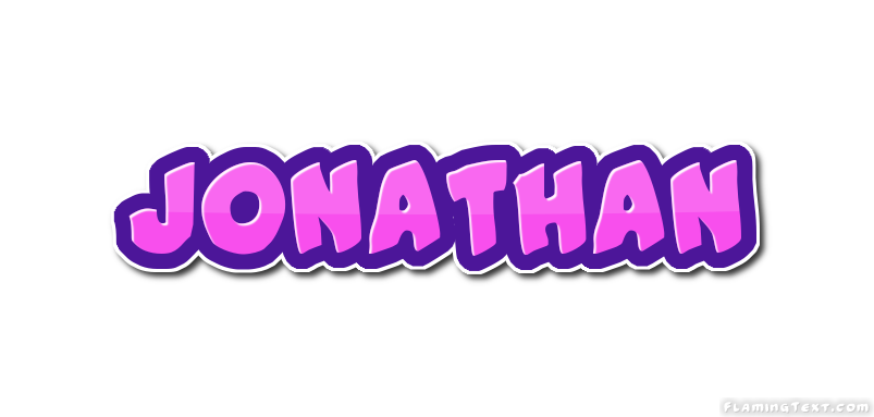 jonathan name design