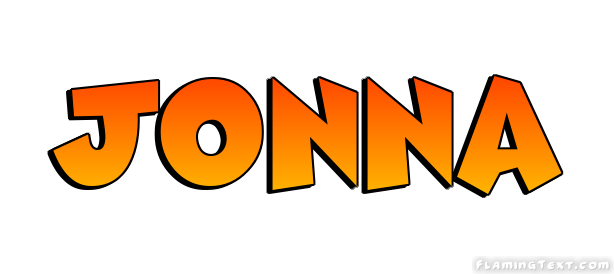 Jonna Logo | Free Name Design Tool from Flaming Text
