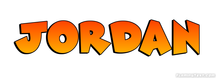 Jordan Logo | Herramienta de diseño de nombres gratis de Flaming Text