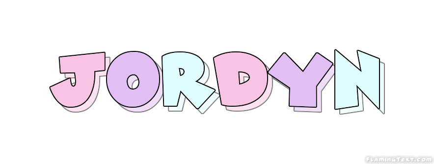 Jordyn Logo Free Name Design Tool From Flaming Text
