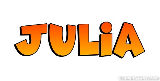 Julia Logo | Free Name Design Tool from Flaming Text