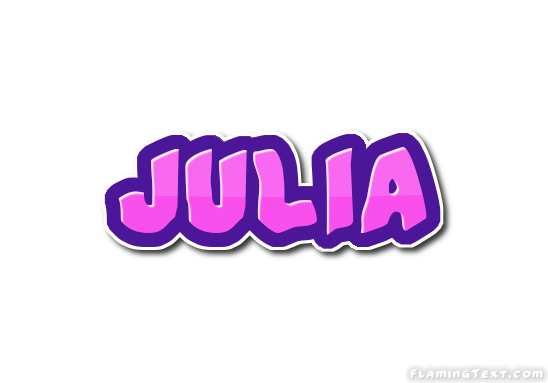 Julia Logo | Free Name Design Tool from Flaming Text