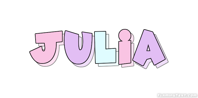 Julia Logo | Free Name Design Tool from Flaming Text