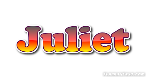 Juliet Logo  Free Name Design Tool from Flaming Text