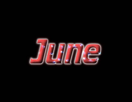 June 徽标