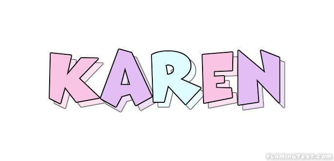 Karen Logo | Free Name Design Tool from Flaming Text