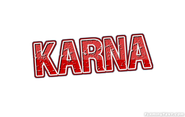 Karna Logo | Free Name Design Tool from Flaming Text