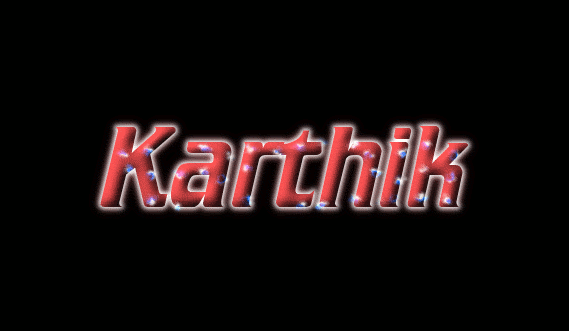 Karthik Logo | Free Name Design Tool from Flaming Text