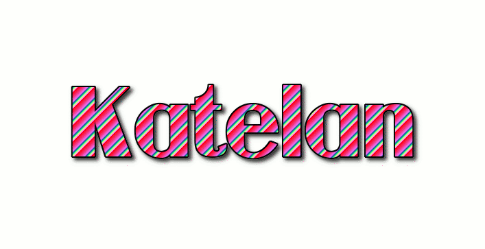 Katelan ロゴ | フレーミングテキストからの無料の名前デザインツール