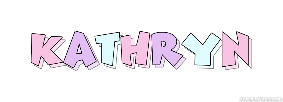 Kathryn Logo Free Name Design Tool From Flaming Text