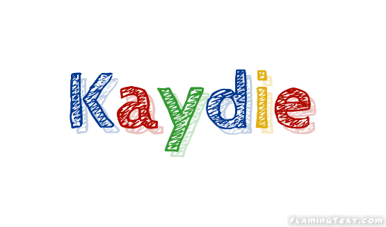 Kaydie ロゴ フレーミングテキストからの無料の名前デザインツール