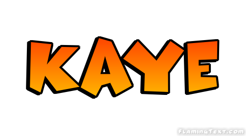 kaye-flaming-text