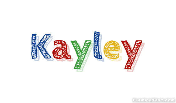 Kayley ロゴ フレーミングテキストからの無料の名前デザインツール
