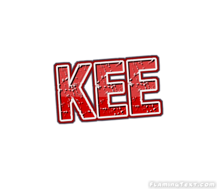 Kee Logo | Outil de conception de nom gratuit à partir de texte flamboyant