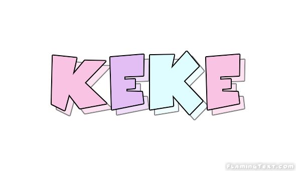 Keke Лого Бесплатный инструмент для дизайна имени от Flaming Text