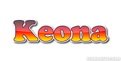 Keona Logo | Free Name Design Tool from Flaming Text