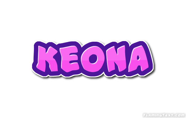 Keona Logo | Free Name Design Tool from Flaming Text
