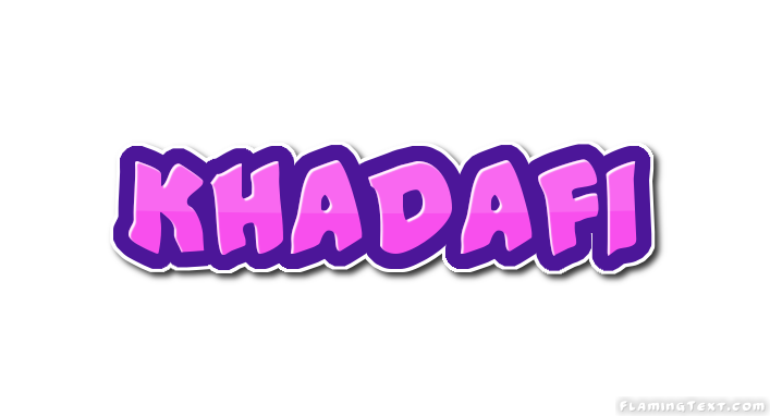 Khadafi شعار
