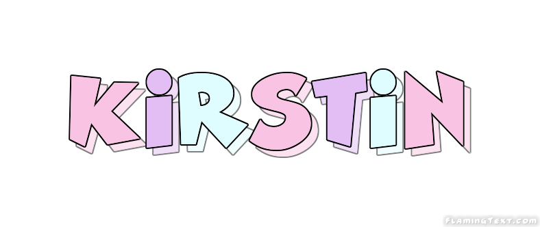 Kirstin Logo | Free Name Design Tool from Flaming Text