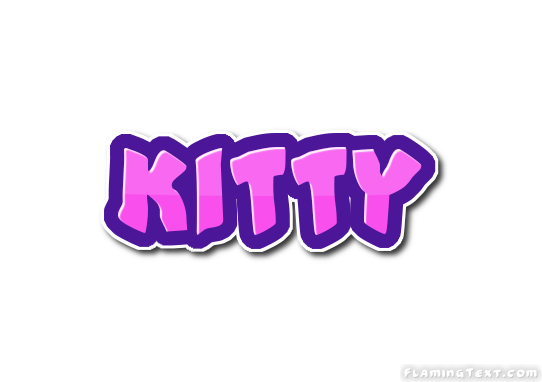 Kitty Logo Free Name Design Tool From Flaming Text