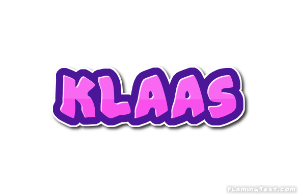 Klaas Logo | Free Name Design Tool from Flaming Text
