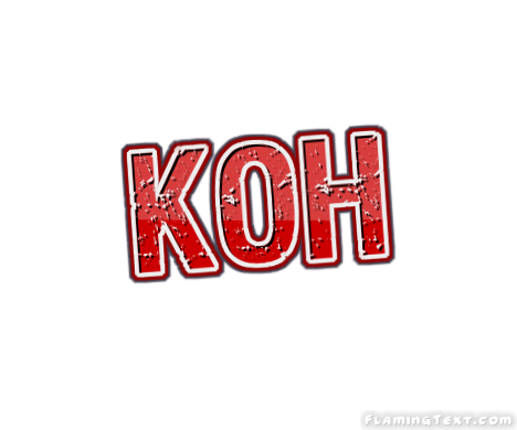 Koh Logo Free Name Design Tool From Flaming Text