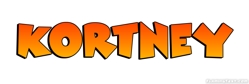 Kortney Logo | Free Name Design Tool from Flaming Text