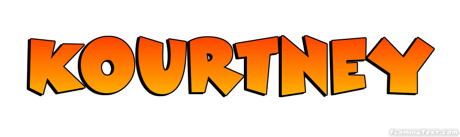 Kourtney Logo | Free Name Design Tool from Flaming Text