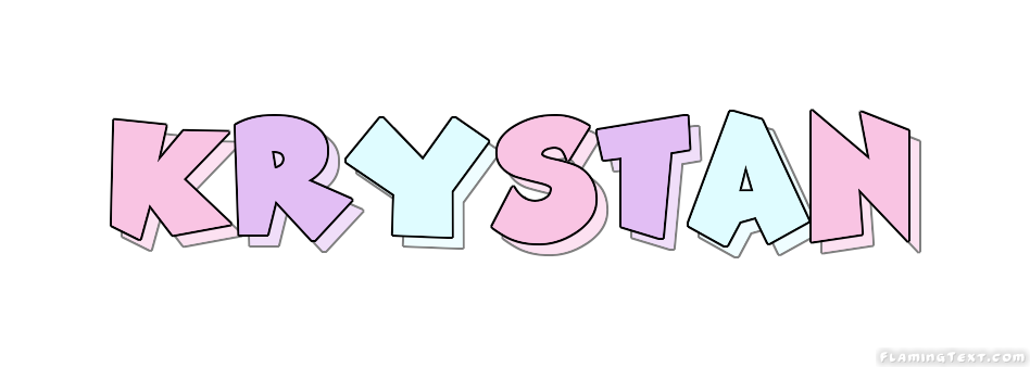 Krystan Logo | Free Name Design Tool from Flaming Text