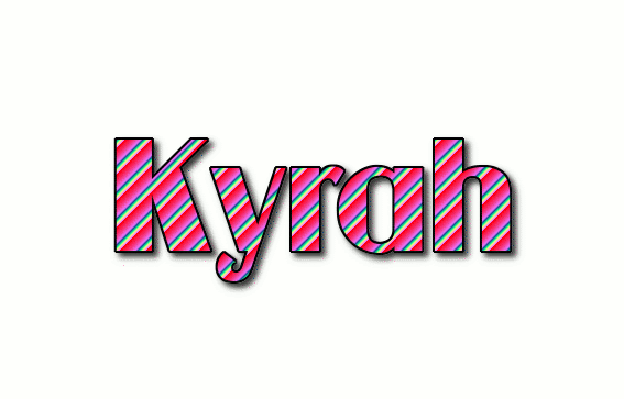 Kyrah Logo | Free Name Design Tool from Flaming Text