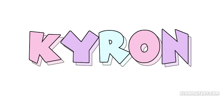 Kyron Logo | Free Name Design Tool from Flaming Text